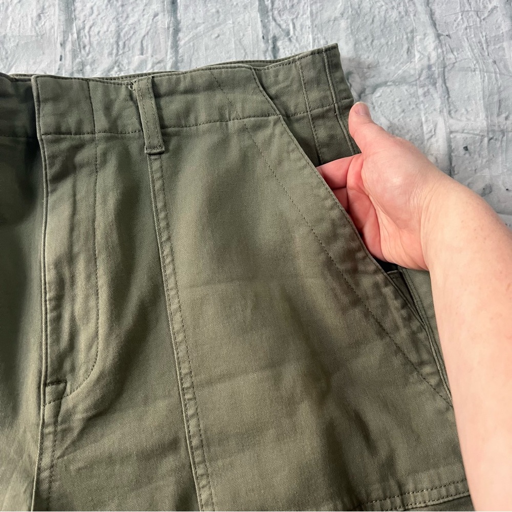 Pistola Nicole Wide Leg High Rise Pant Soft Olive - Picture 8 of 11
